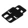 A phone stand, adjustable, folding, metal, rubber inserts, black