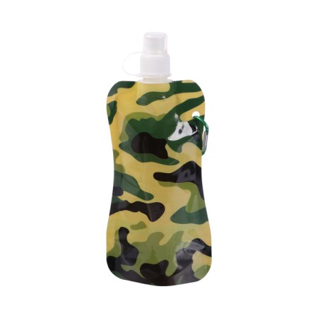 Water flask, 400 ml, "camouflage", 26 x 12 cm, mix-1