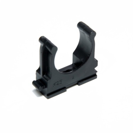 Clips for pipes 25 mm, black color, 250 pcs.-1