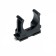 Clips for pipes 25 mm, black color, 250 pcs.