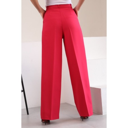 Брюки женские, размер 52, цвет малиновый-1