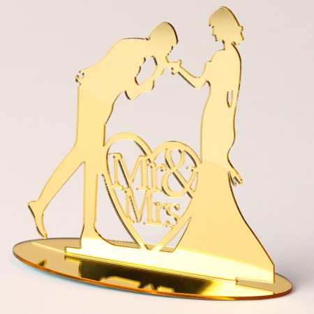 Topper "steam", color gold