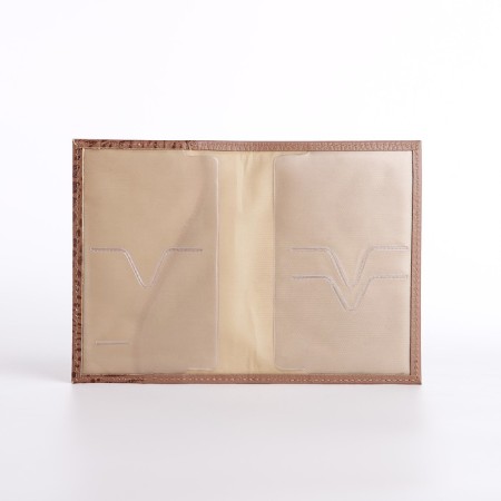 TEXTURA passport cover, beige color-4