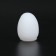Masturbator EGG OKI-hips, embossed, in a case for storage, green
