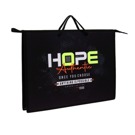 Folder for drawings and drawings A3, 470 x 345 x 50 mm, handles, plastic/textiles, lightning from above, pr 3 -20 hope 70587-1