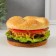 Piggy bank "Hamberger" height 7.5 cm, D-13 cm