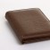 Women's wallet on the button, brown color