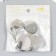 Sequins "circle" silver set 30 g d = 3 cm