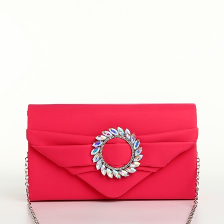 Female bag on magnet, color fuchsia