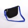 Youth bag with zipper, black color