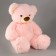 Soft toy "Bear: I love you", 80 cm, pink color