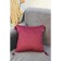 Pillowcase "Jasmine", size 45x45 cm, burgundy color