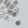 Decor for creativity Metal "Little Chamomile" silver 1x1.3 cm