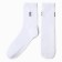 Male socks, white color, size 25-27