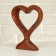 Souvenir tree "Heart" Brown 15x11x3 cm