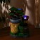 Fountain "Barrels on the stump" 20x14x27 cm (with backlight, without ball)
