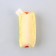 A toy for cats with mint "hot dog" from textiles, 9x5.3 cm