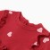 Body Children with ruffles minku, red color, height 68-74 cm