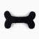 A toy for dogs with a bone of bone, black