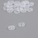 The buttons are sewing, d = 10 mm, 10 pcs, the color is transparent