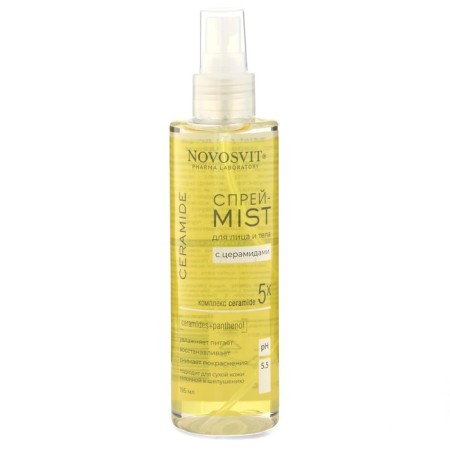 Spray-Mist for the face and body of novosvit with cramids, 195 ml
