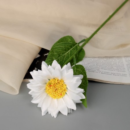 Artificial flowers "Herbera silk Galant" 45x9 cm, white