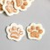 Decor for creativity Textile Embroidery "Paw" 3.2x2.8 cm