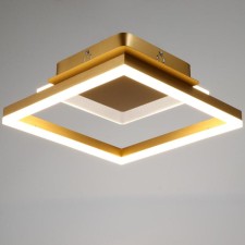 Causteen with PDU 1346/1 LED 80W 3000-6000K gold 43x43x9 cm Bayerlux