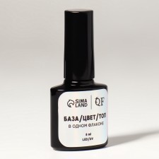 Nail varnish gel, single -phase, 8 ml, LED/UV, red (06)