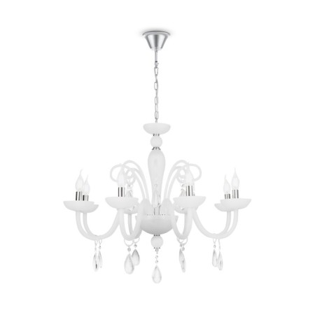 Maytoni Dia011PL-08W, E14, 8x40 W, 710x710x1840 mm, white-1