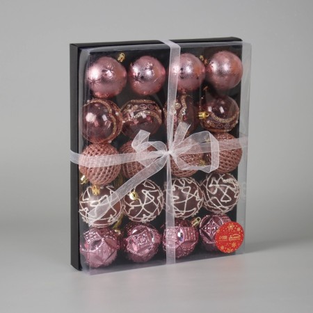 Set of balls plastic D-6 cm, 20 pcs "Caspian"-1