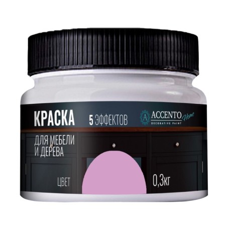 Lavender furniture and wood paint, half -gloss, 0.3 kg