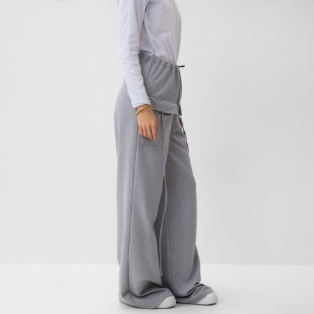 Women's pants cargo minku: casual collection color gray, pr 48-1