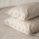 Pillow Pillowcase "Boyle", size 70x70 cm, gray color, 2 pcs
