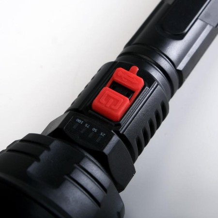 Manual battery lamp 1.5 W, 2000 mAh, 500 lm, range 300 m, 3 modes, USB-1