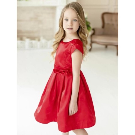 Dress "Louise", height 134 cm, red color-1
