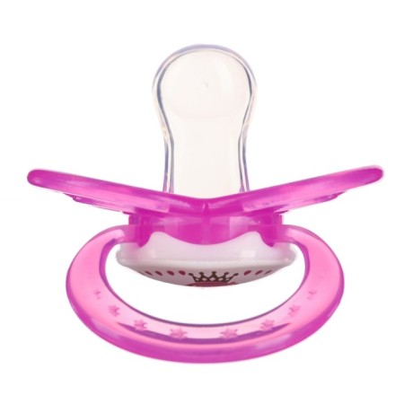 Nipple is an orthodaken "sea horse" dummy with a cap, +0 months, pink-6