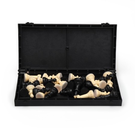 Handing chess 30 x 30 cm, plastic board and figures, King H-7.5 cm, pawn H-4.2 cm-2