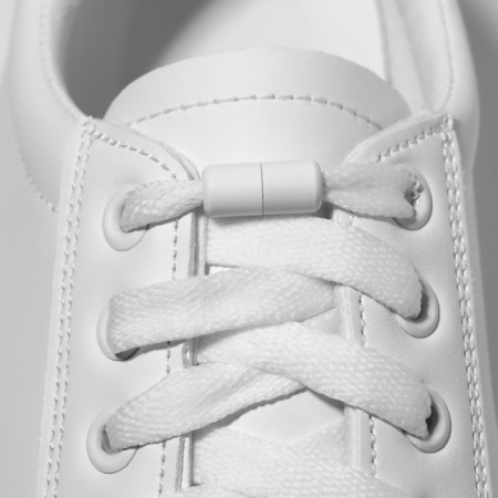 Cleep for laces, pair, d = 8 mm, 1.8 cm, white color-5
