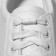 Cleep for laces, pair, d = 8 mm, 1.8 cm, white color