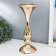 Summary Metal for 1 candle "elegant" gold 32x13x13 cm