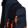 Backpack-sling, 17*8*30 cm, 2 lightning departure, 1 n/k, blue