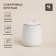 Ceramic sugar tower SL Home "Arena Blanca", 400 ml, 9.5 × 12.5 cm, white color
