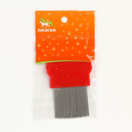 Comb-hats with long teeth, 8 x 5.5 cm, red-2