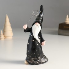 Souvenir Polystone Holder D/Santa Claus in the Black Clot of Peas 