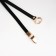 Women's belt, width 1 cm, metal buckle, black color
