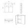 Mirror Bathroom Cabinet Iceberg Dream 60, Concrete