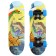 Skateboard Children's Onlitop, 44x14 cm, PVC 50 mm wheels, plastic frame