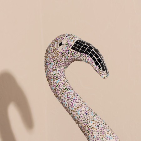 Souvenir "Flamingo" ceramics, glass 85 cm-5