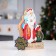 LED figure "Santa Claus" 14 × 20 × 2.5 cm, wood, batteries LR1130x3, glow warm white
